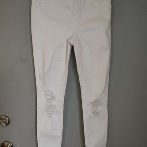 American Eagle Next Level Stretch White Jeans